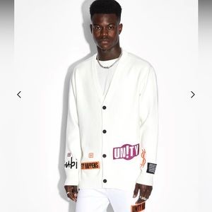Ksubi Collective Cardigan White